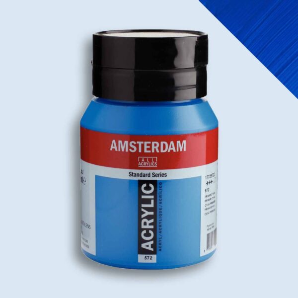 Amsterdam Acrylverf Pot 500 ml - Primaircyaan