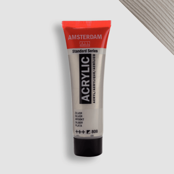 Amsterdam Acrylverf (Tube 120ml) - Zilver