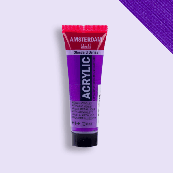 Amsterdam Acrylic Paint (Tube 120ml) - Metallic Violet
