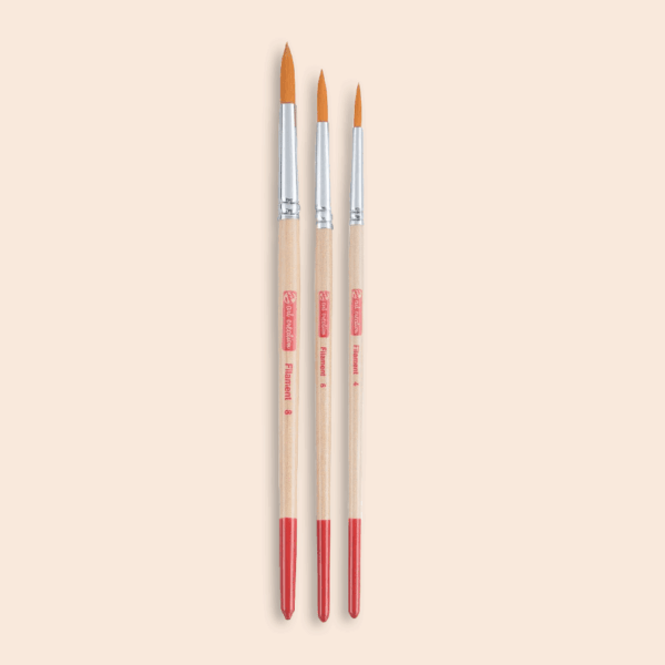 Set met 3 penselen van polyester - Talens Art Creation