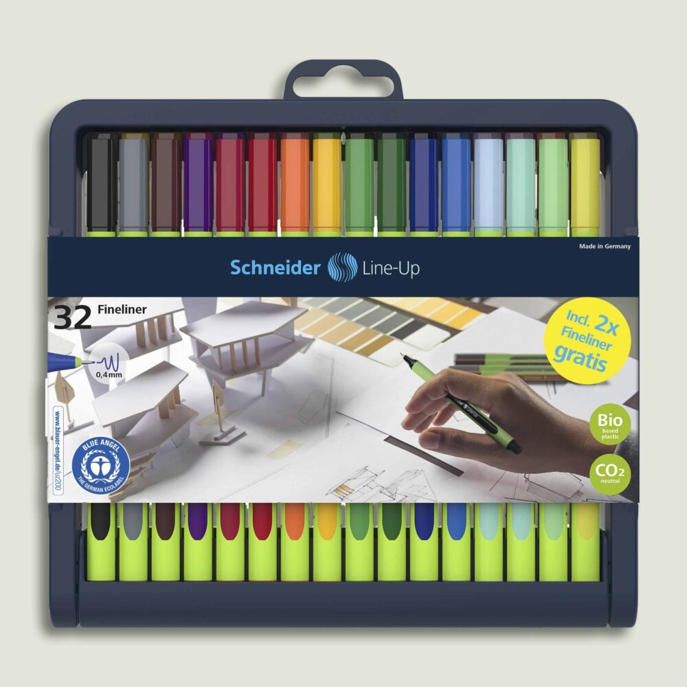 Fineliner set Schneider Line-Up 0.4mm assorted 32 pieces - Image 2