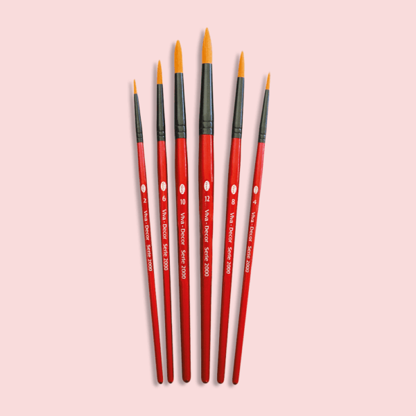Penselen Viva Decor 6 stuks rond