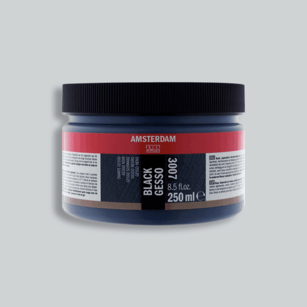 Gesso Primer zwart 250ml - 3007 Amsterdam