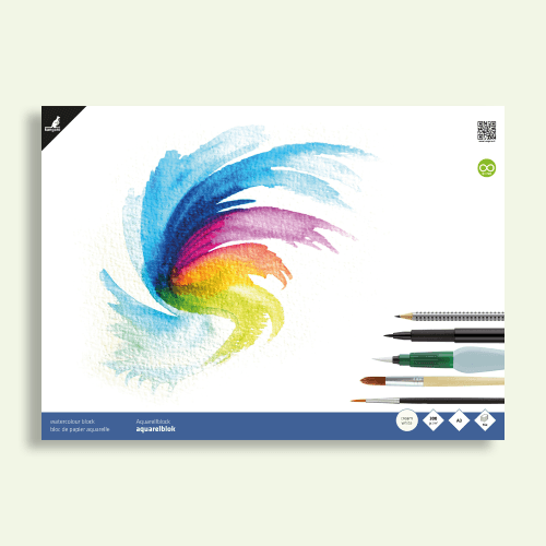 Aquarelpapier 16 vel 300 grams A3 - Kangaro