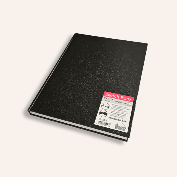 Schetsboek 21x27,9cm wit 110 vellen 110 grams papier portrait Vang
