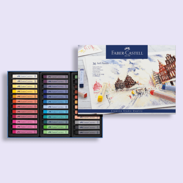 Pastel chalk mix of 36 colors - soft pastels creative studio Faber-Castell