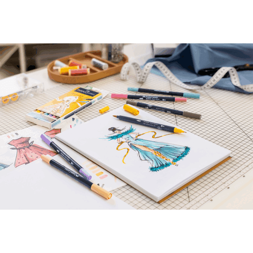Faber-Castell Goldfaber Sketch Dual Markers op alcoholbasis - set 6 stuks Fasion - Afbeelding 2