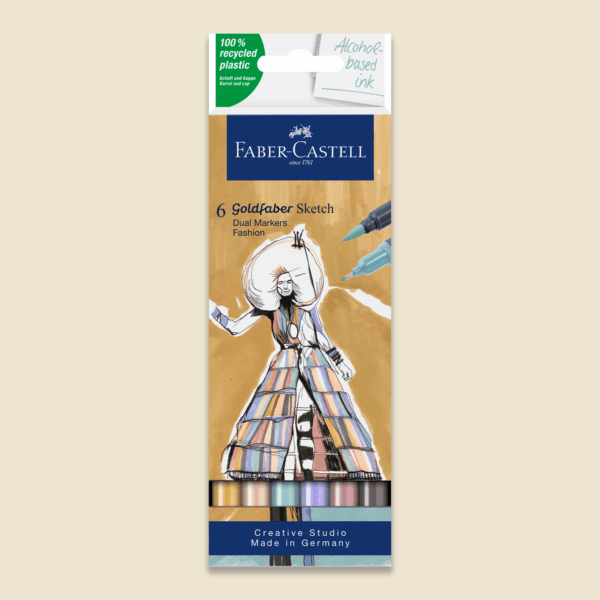 Faber-Castell Goldfaber Sketch Dual Markers op alcoholbasis - set 6 stuks Fasion