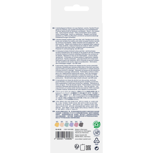 Faber-Castell Goldfaber Sketch Dual Markers op alcoholbasis - set 6 stuks Fasion - Afbeelding 3