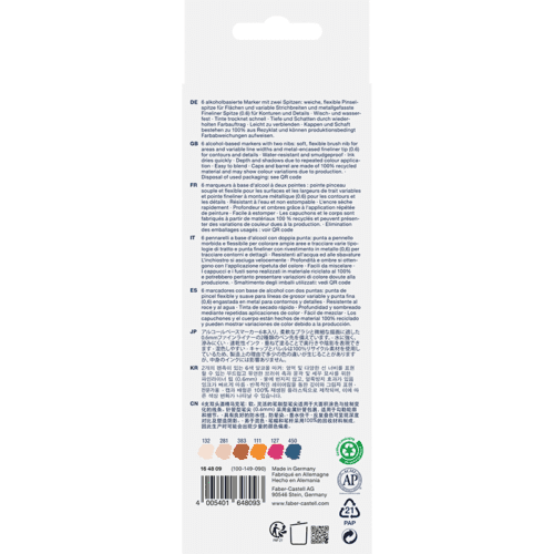 Faber-Castell Goldfaber Sketch Dual Markers alcohol-based - set of 6 pieces Manga - Image 2