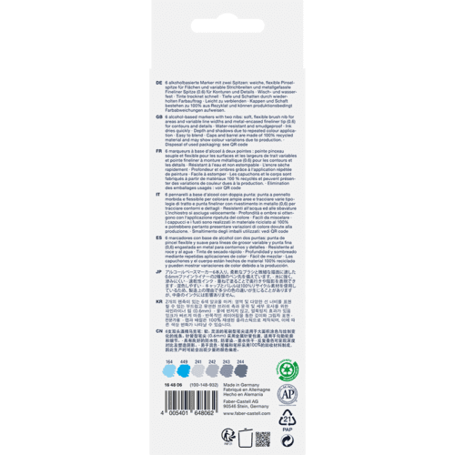 Faber-Castell Goldfaber Sketch Dual Markers op alcoholbasis - set 6 stuks Product Design - Afbeelding 2