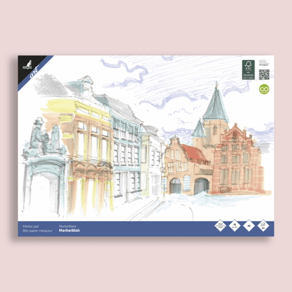 Marker paper Kangaro A3 white - 50 sheets 75 gram