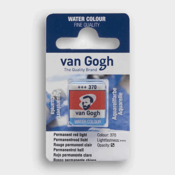 Van Gogh Aquarelverf Napje Permanentrood Licht 370