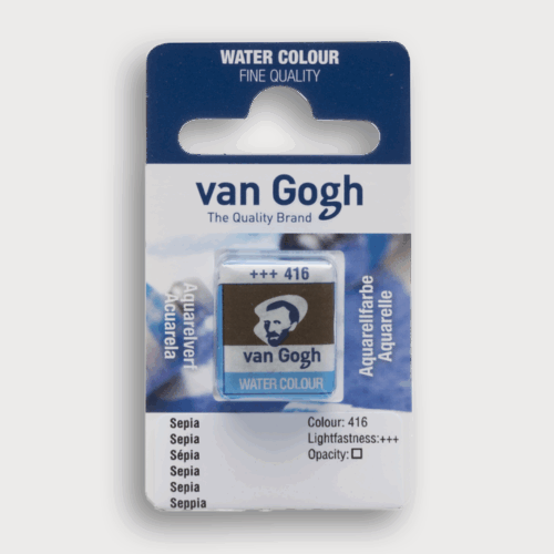 Van Gogh Watercolour Pan Sepia 416