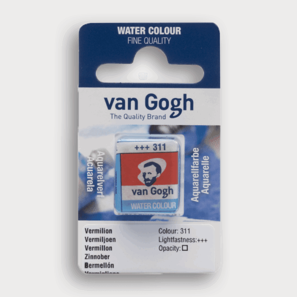 Van Gogh Aquarelverf Napje Vermiljoen 311