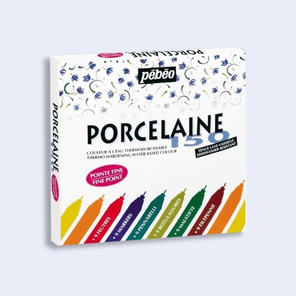Pebeo Porcelaine 150 marker set van 9 stuks 0.7mm
