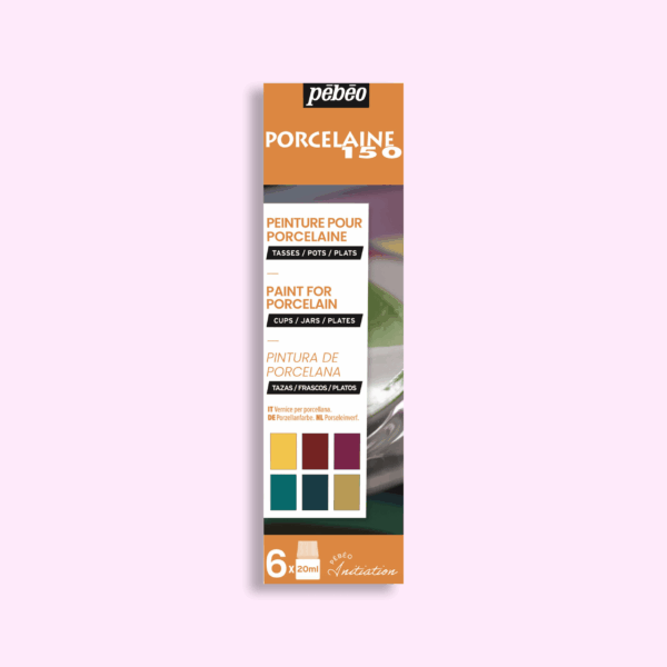 Pebeo Porcelaine 150 Verf set 6x20ml (756472) – Porseleinverf
