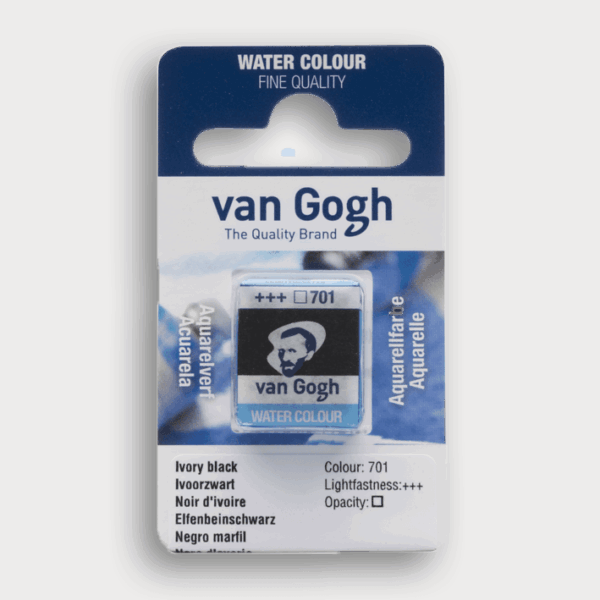 Van Gogh Aquarelverf Napje Ivoorzwart 701