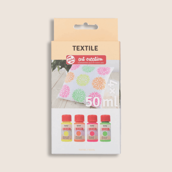 Textielverf Talens Art Creation Textile set 4x50ml Neon