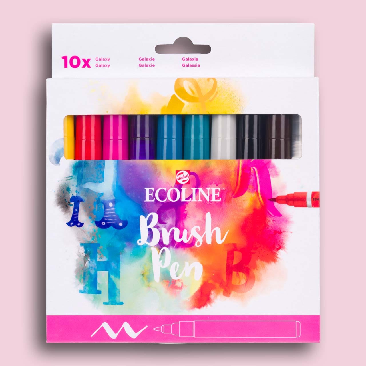 Ecoline Brush Pen Set Galaxy – 10 kleuren