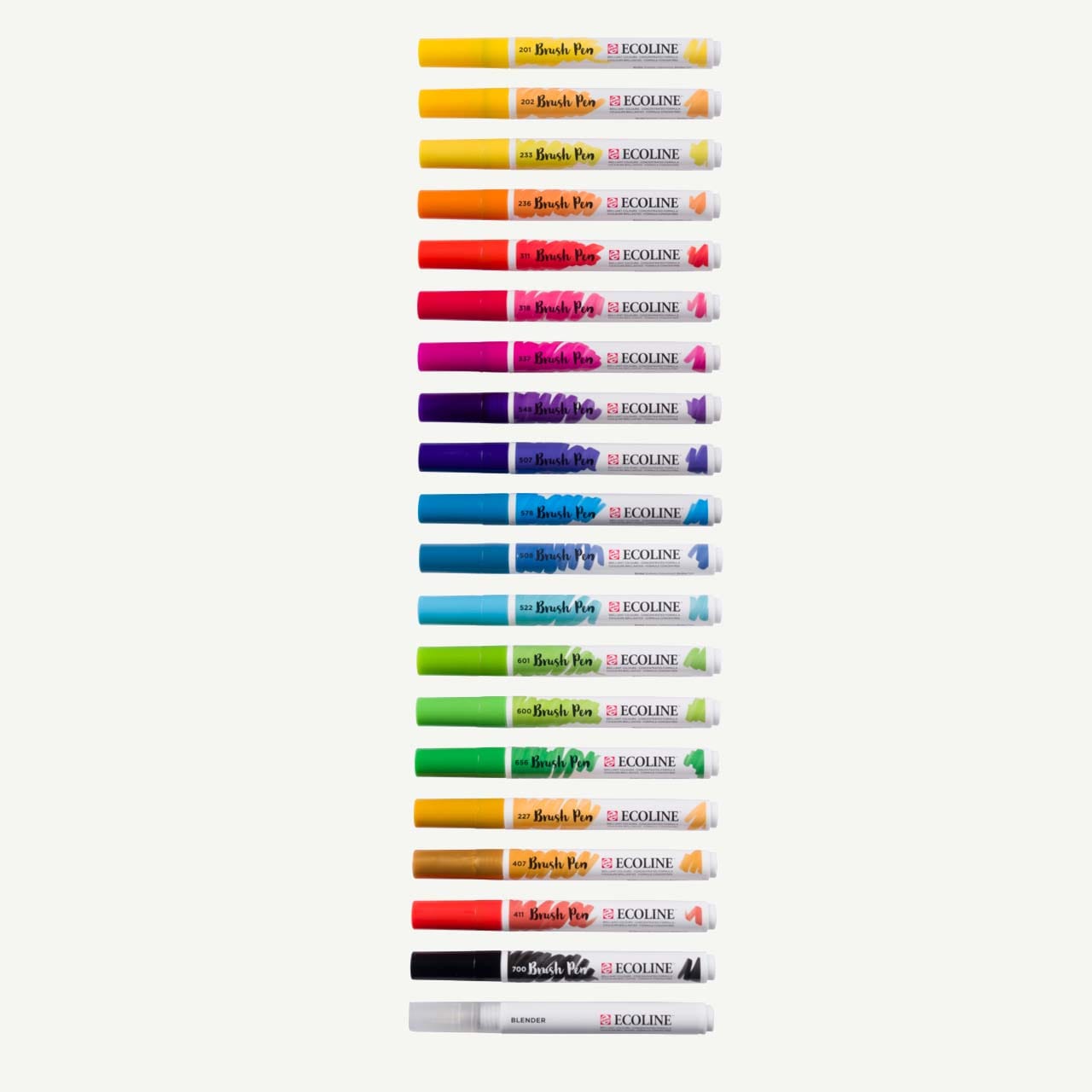 Ecoline Brush Pen Set Landschap – 20 kleuren - Afbeelding 3