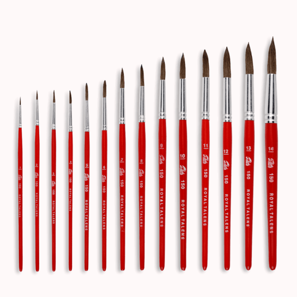 Talens Aquarelpenseel Rond Serie 150 – Voor Aquarel & Gouache