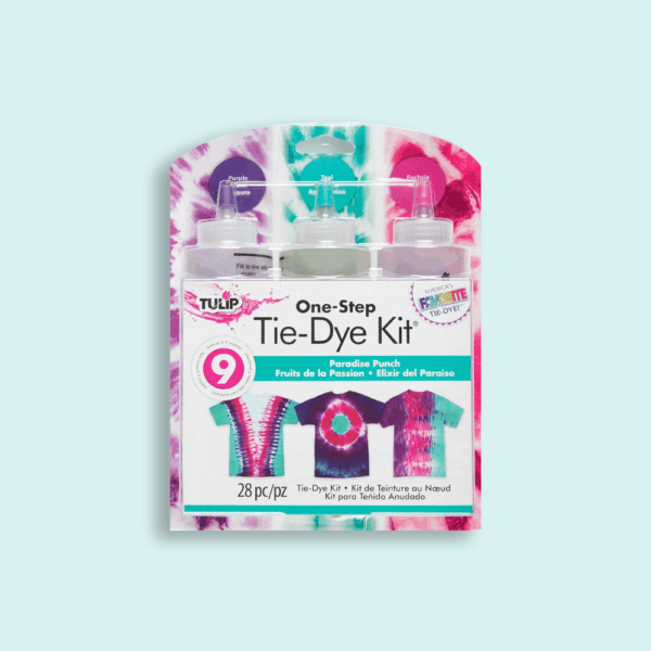 Tulip One-Step Tie-Dye Kit 3 kleuren – set voor 3 shirts - Paradise Punch