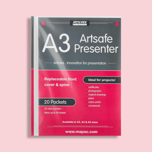 Mapac presentation folder with 20 insert sleeves A3