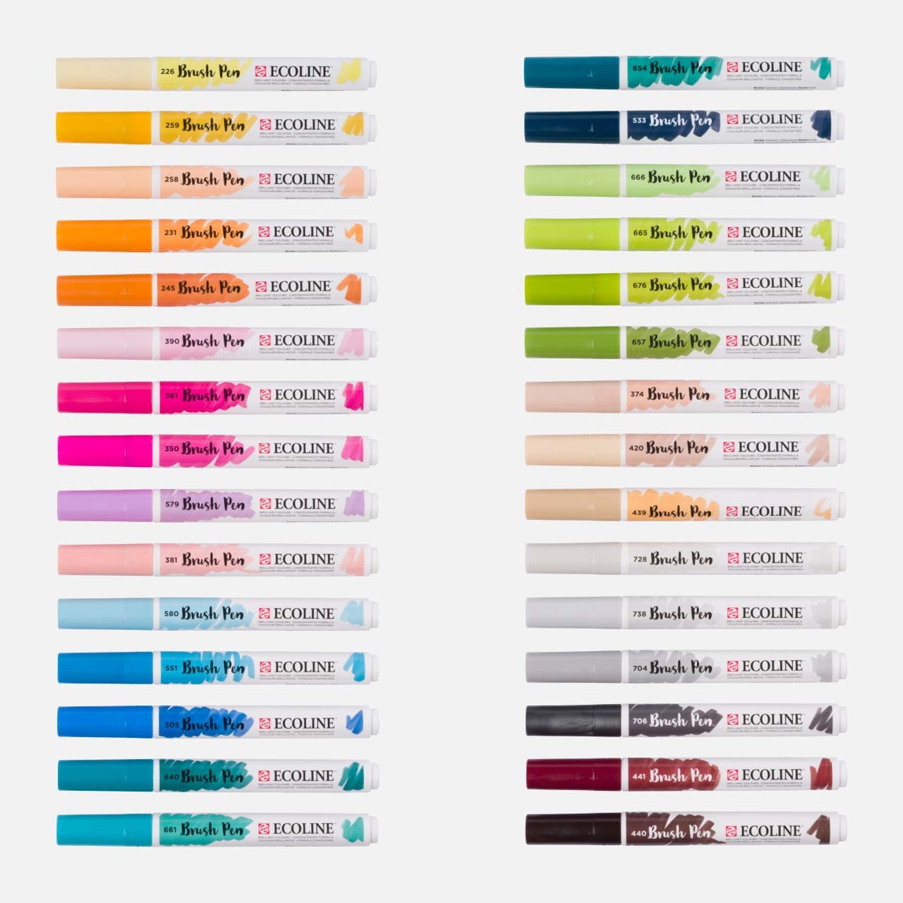 Ecoline Brush Pen Set Additioneel – 30 kleuren - Afbeelding 3