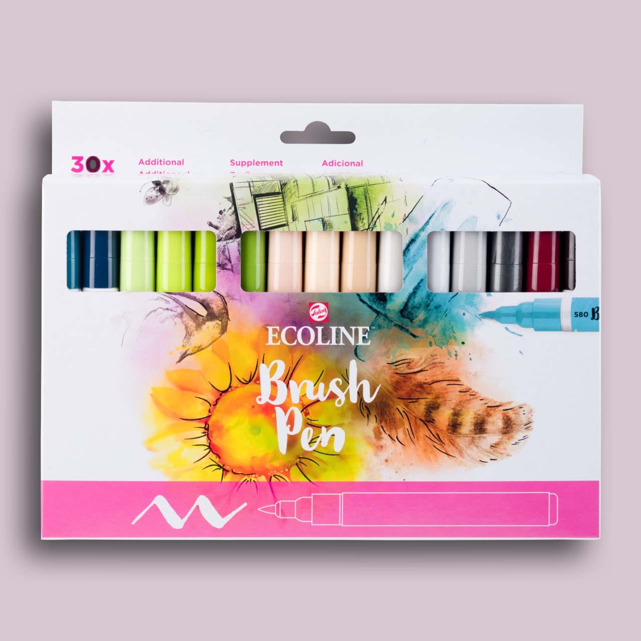 Ecoline Brush Pen Set Additioneel – 30 kleuren