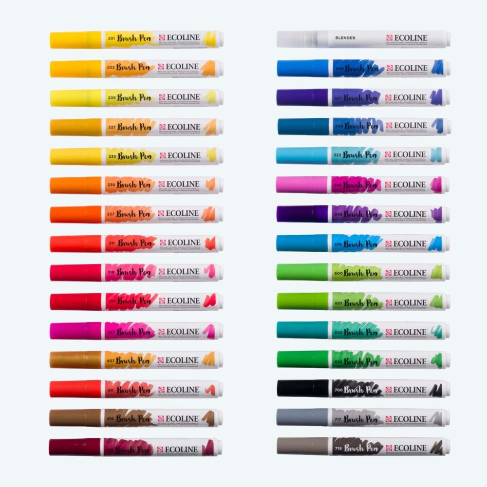 Ecoline Brush Pen Set Primary – 30 colours - Image 3