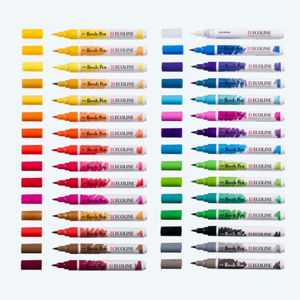 Ecoline Brush Pen Set Primary – 30 colours - Image 4
