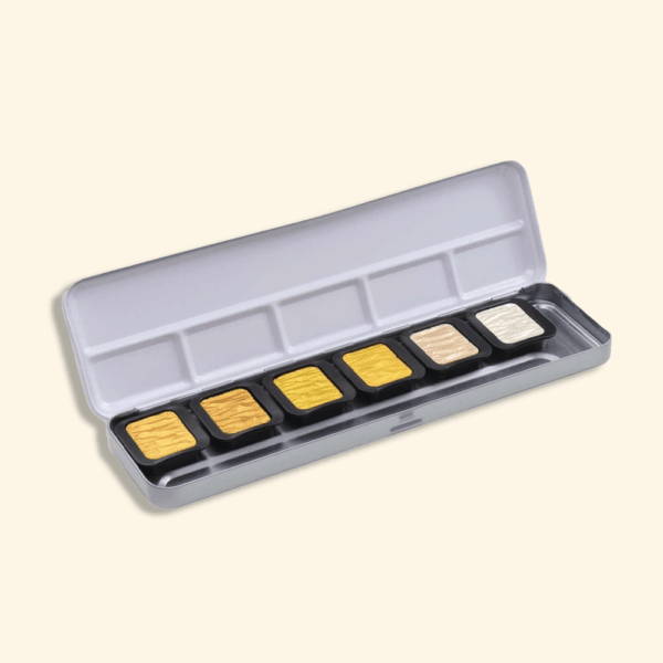 Aquarelverf Parelmoer set Classic - 6 kleuren - FINETEC