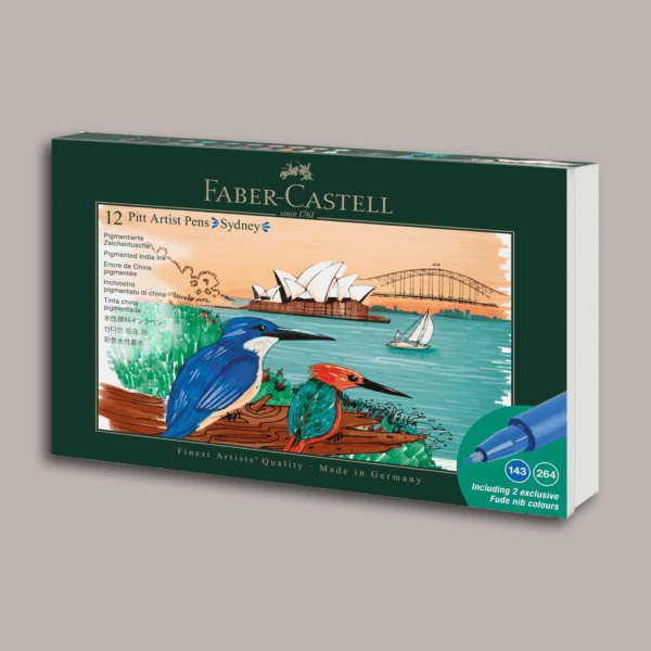 Drawing Pen Faber-Castell Pitt Artist Pen Sydney - Brush Set 12 pieces