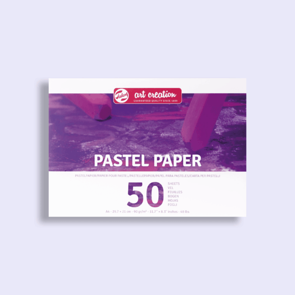 Pastelpapier A4 landscape 90 grams (5 kleuren) 50 vellen - Talens Art Creation
