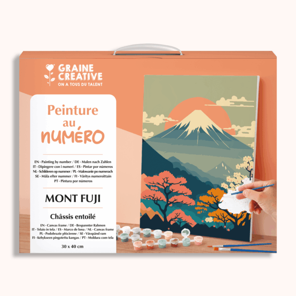 Schilderen op nummer Mount Fuji 30x40cm - Graine Creative