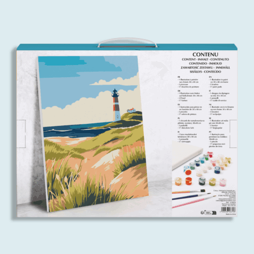 Schilderen op nummer Vuurtoren 30x40cm - Graine Creative - Afbeelding 2