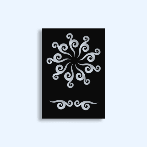Zelfklevend sjabloon Keltische Zon 7x10cm Ki-Sign