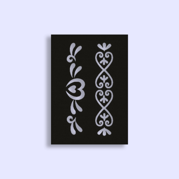 Zelfklevend sjabloon Hart Armband 7x10cm Ki-Sign