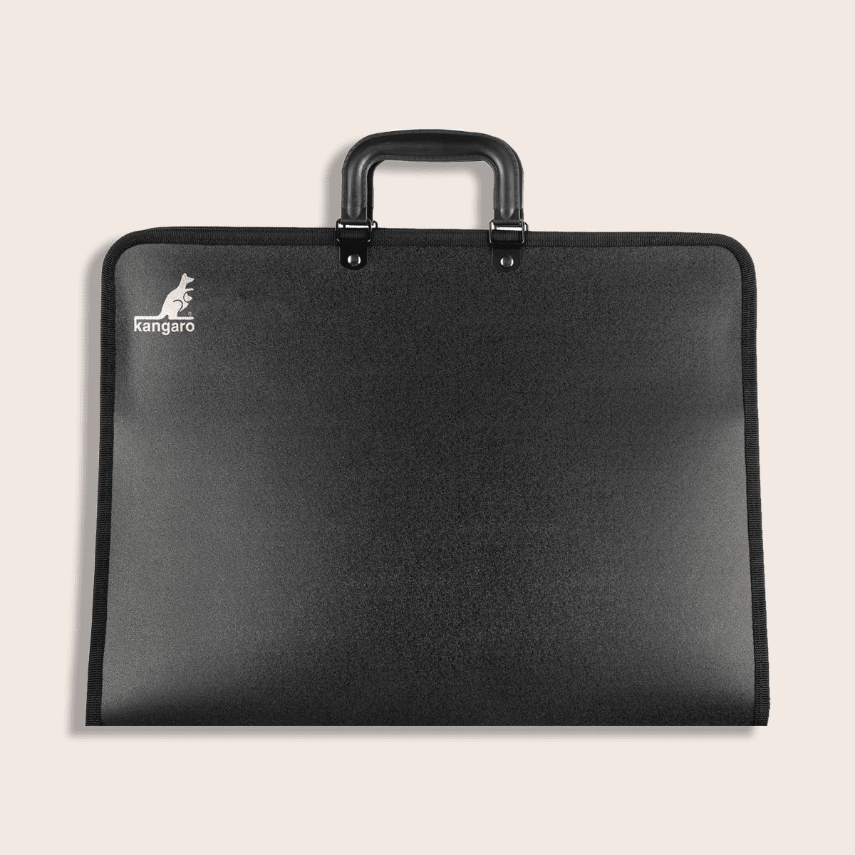 Kangaro Tekenmap met handvat - Zwart A3