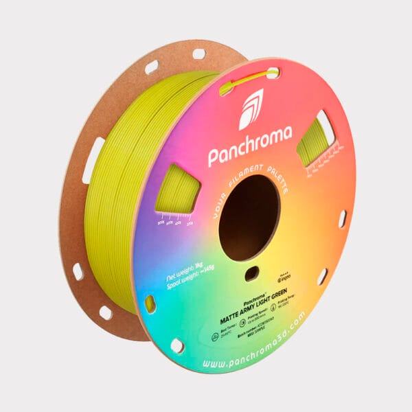 Polymaker Panchroma Matte PLA Army Light Green filament 1.75mm geelgroen