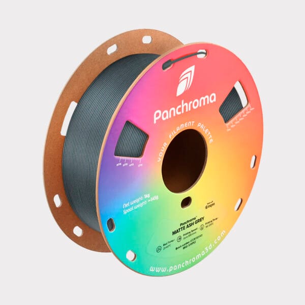 Polymaker Panchroma Matte PLA  Ash Grey filament 1.75mm donkergrijs