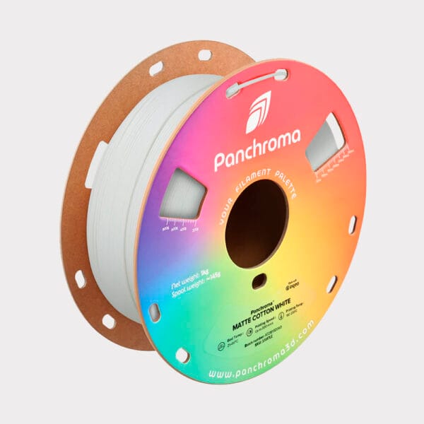 Polymaker Panchroma Matte PLA Cotton White filament 1.75mm mat wit