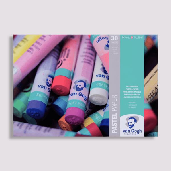 Van Gogh Pastel Paper A3 - Off-White - 160 grams. Paper block with 30 sheets. 