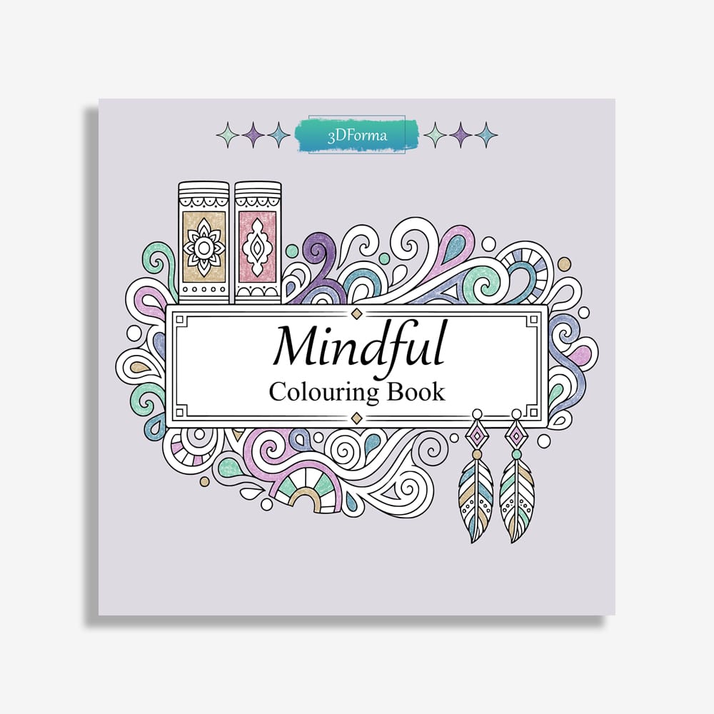Mindful kleurboek voor volwassenen – 3DForma.nl